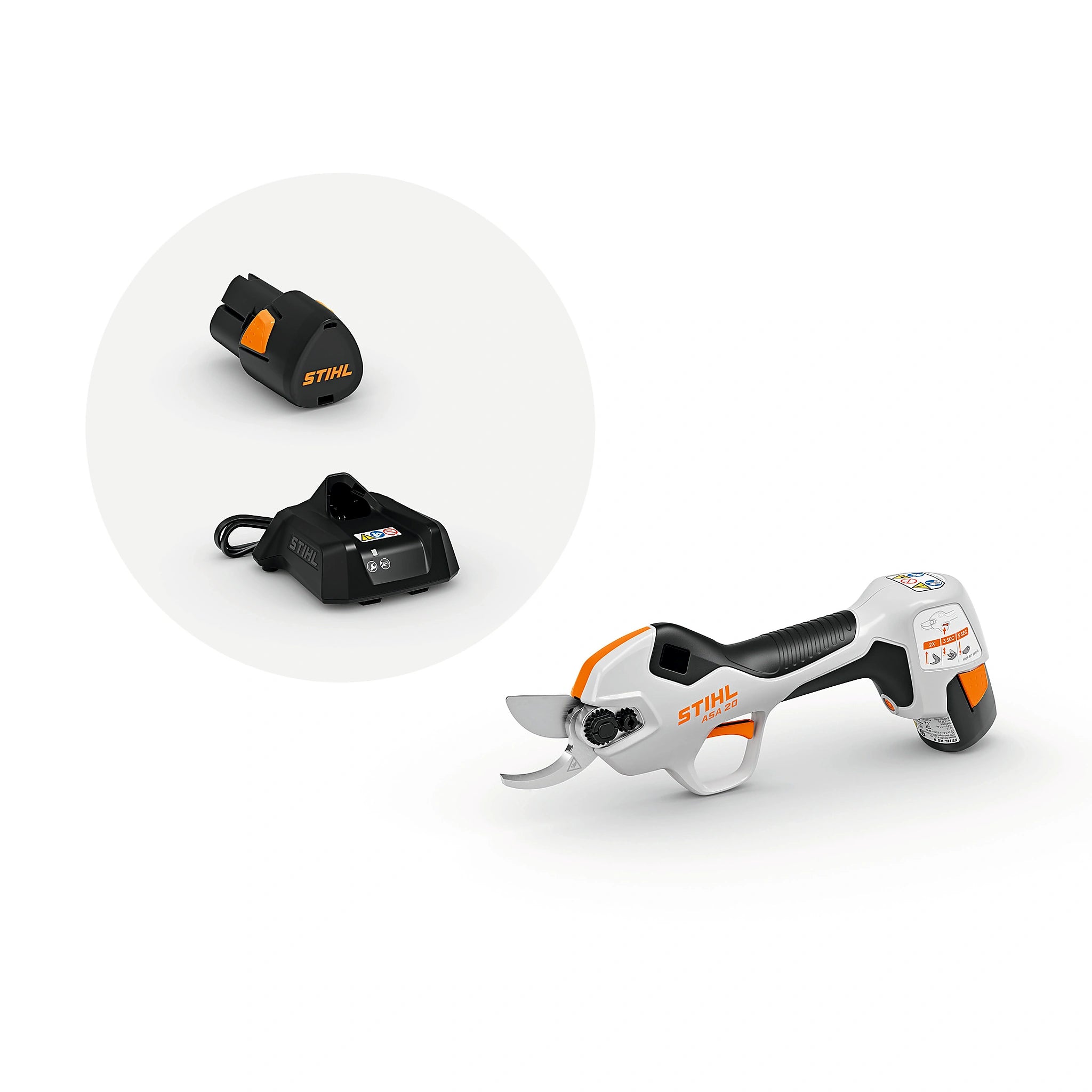 ASA 20 con batería AS 2 y cargador AL 1 STIHL