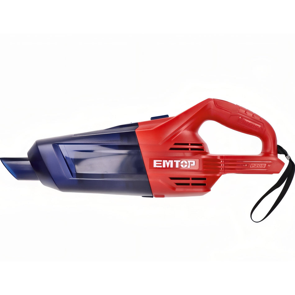 ASPIRADOR PORTATIL BATERIA 20V 0,7L EMTOP - P20S (NO INCLUYE BATERÍA NI CARGADOR)
