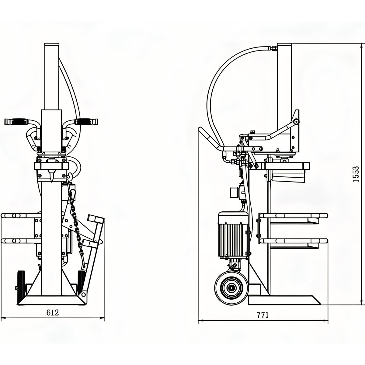 Astilladora de Leña ANOVA RLT15GC - Talleres Castor