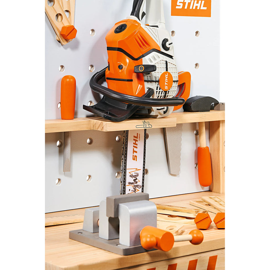 Banco de trabajo de madera para niños STIHL