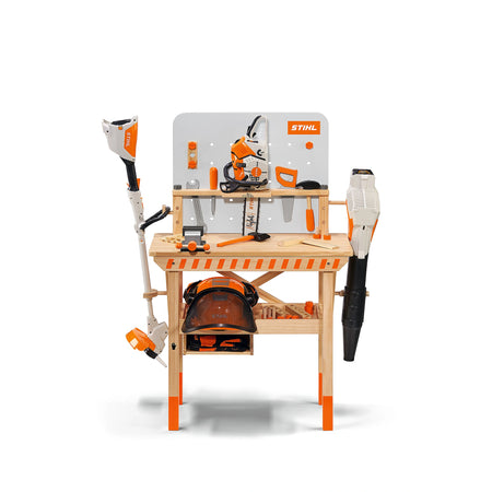 Banco de trabajo de madera para niños STIHL