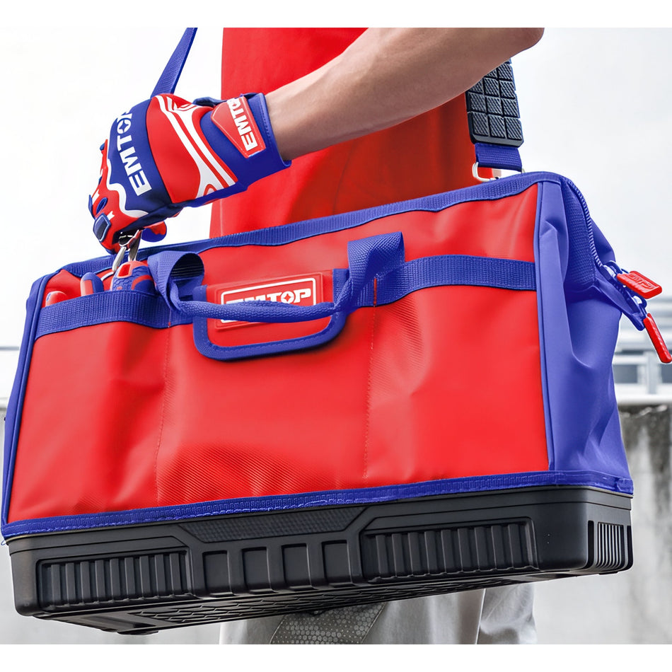 BOLSA HERRAMIENTAS 16" - 20KG EMTOP (21x25x26 CM)