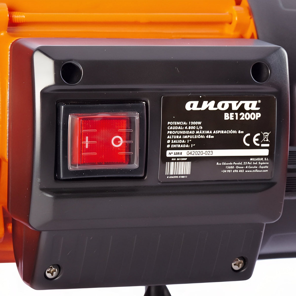 Bomba electrica con press control 1200w
