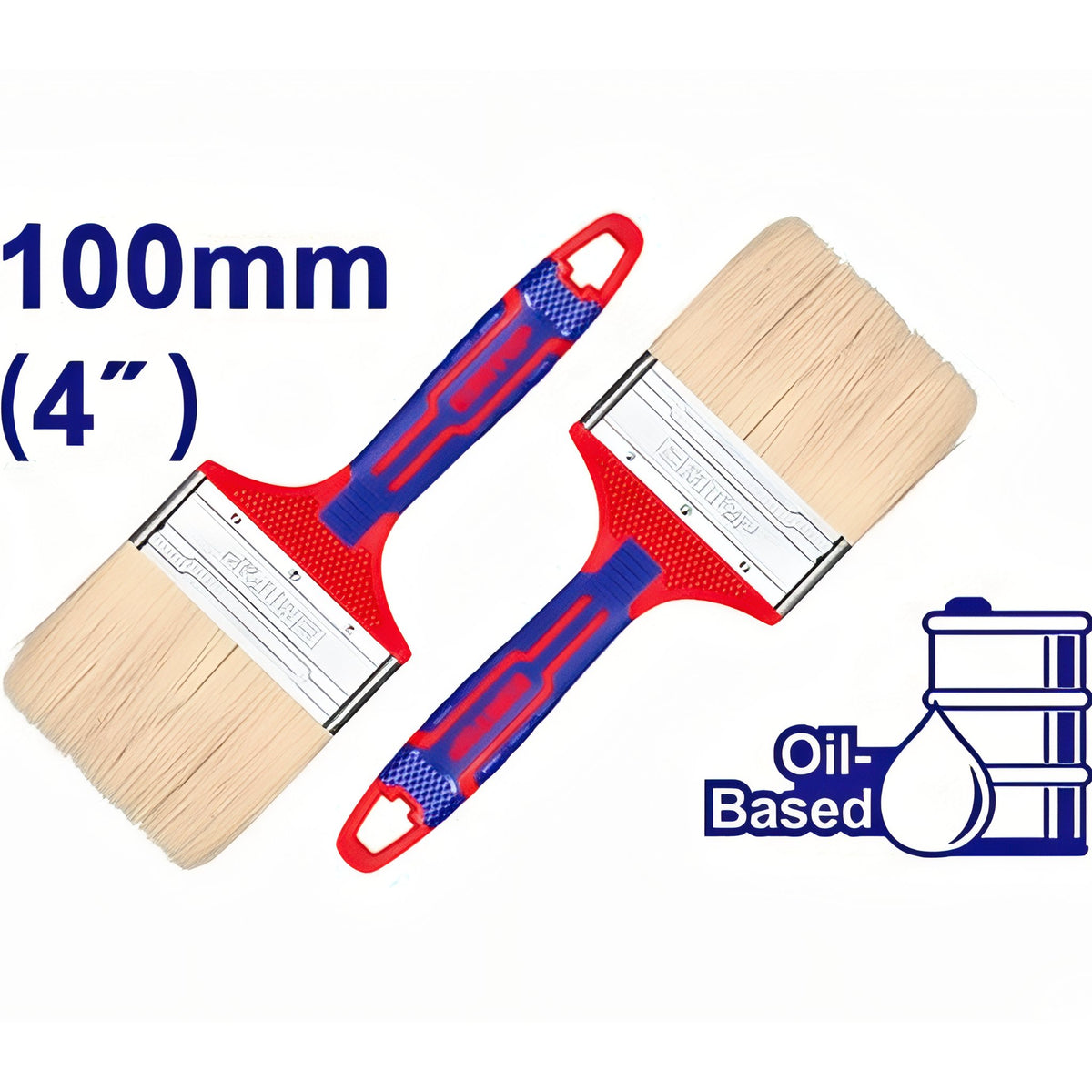 BROCHA - PALETINA EMTOP (4" - 100mm - MANGO PLASTICO)