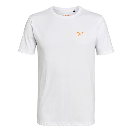 Camiseta SMALL AXE, HOMBRE, blanco STIHL