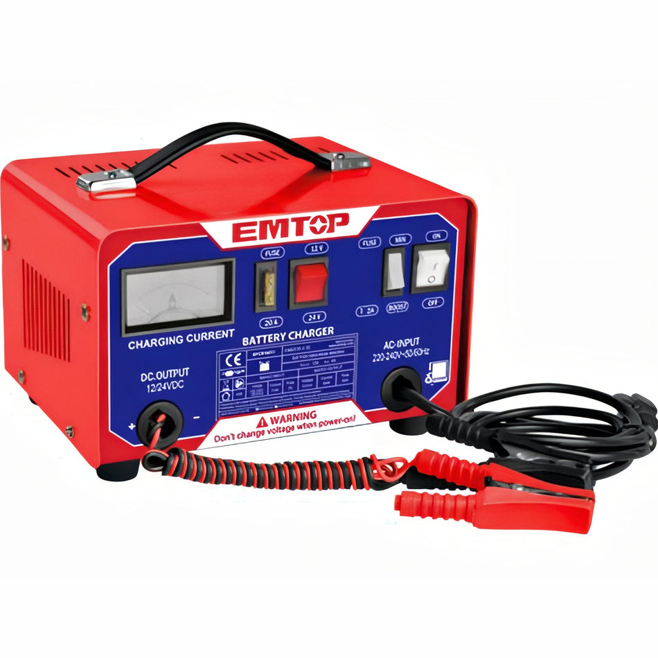 CARGADOR BATERIAS 12-24V 9/4A EMTOP