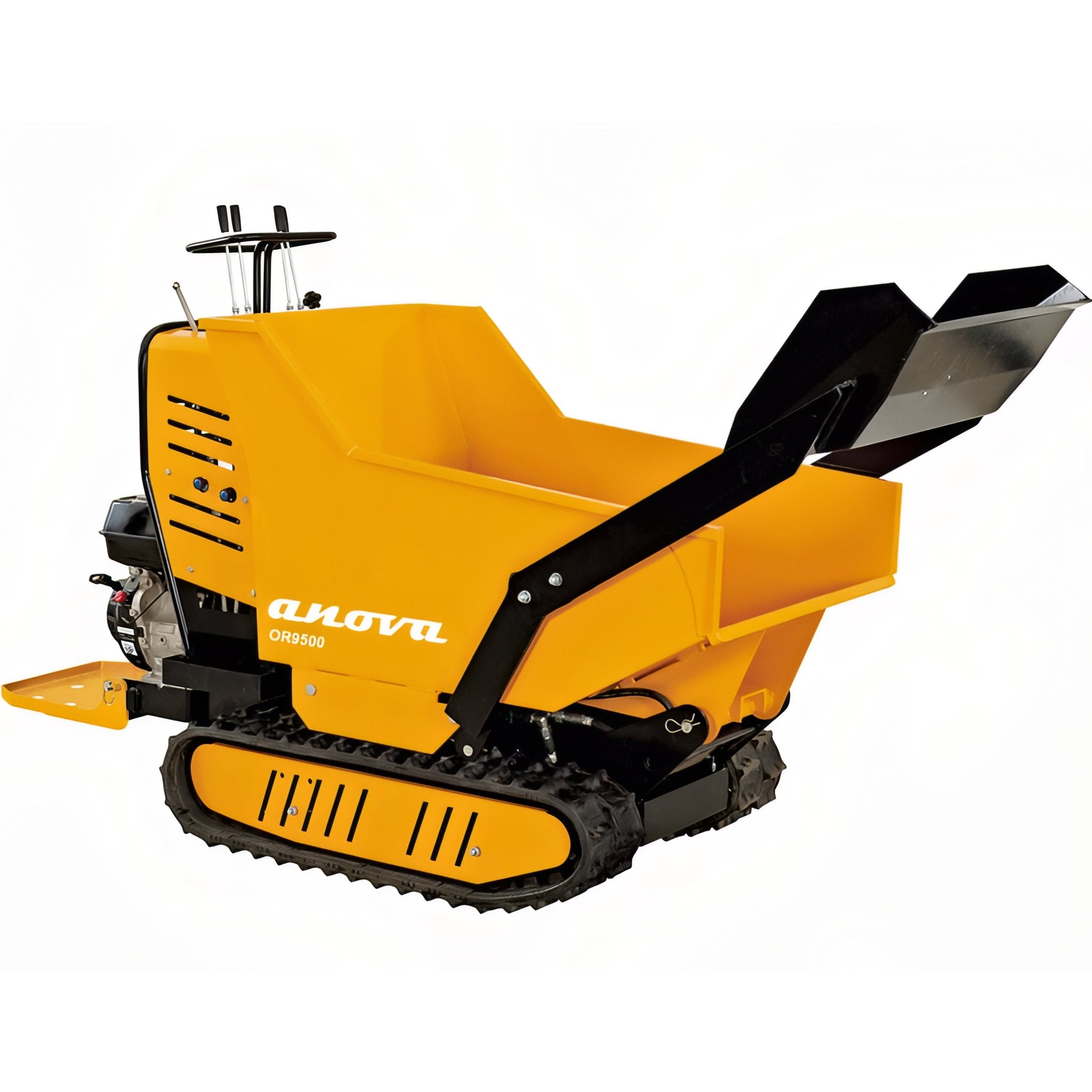 Carretilla orugas construccion 9hp 500kg ANOVA - con pala carga