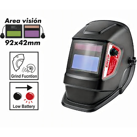 CASCO ELECTRONICO FOTOSENSIBLE Y AUTOMATICO PARA SOLDAR EMTOP