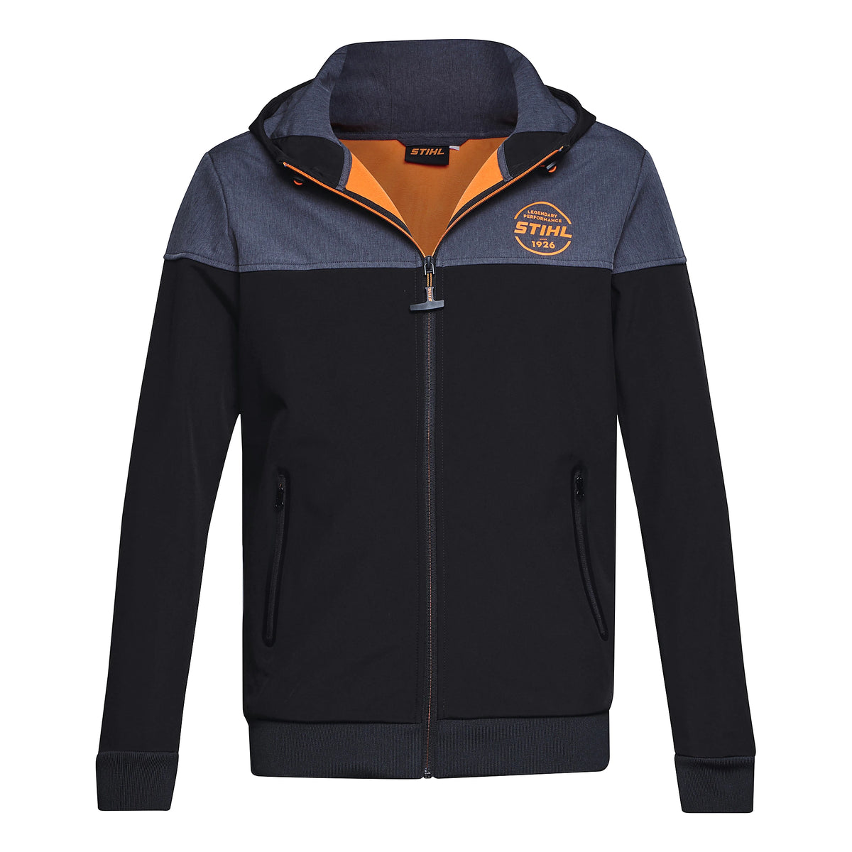 Chaqueta softshell con logotipo en círculo, HOMBRE STIHL