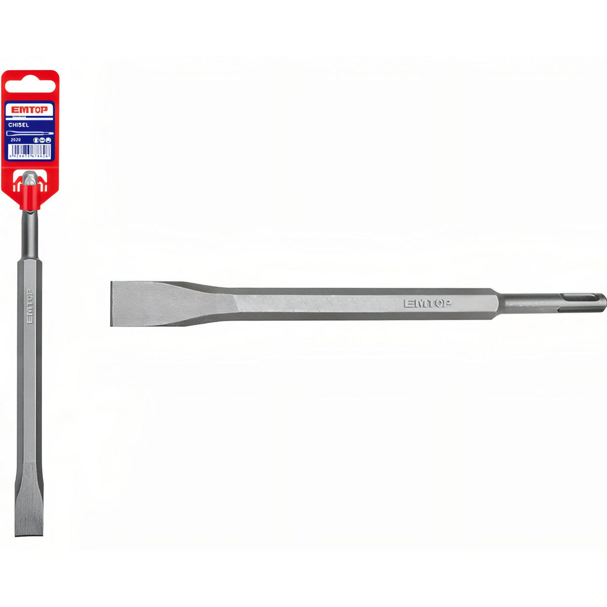 CINCEL PLANO SDS PLUS PARA MARTILLO (14x250 - 20mm) EMTOP