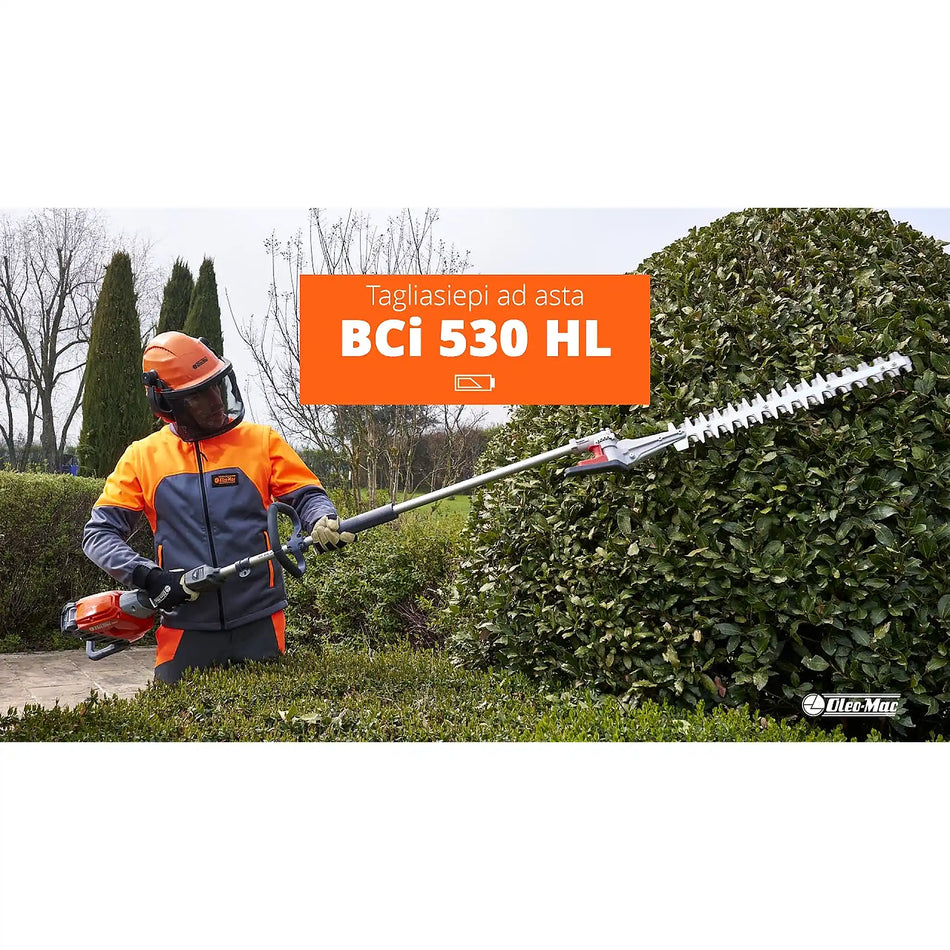 Cortasetos Oleo-Mac BCi 530 HL + Batería Bi 540 + Cargador CRG 520