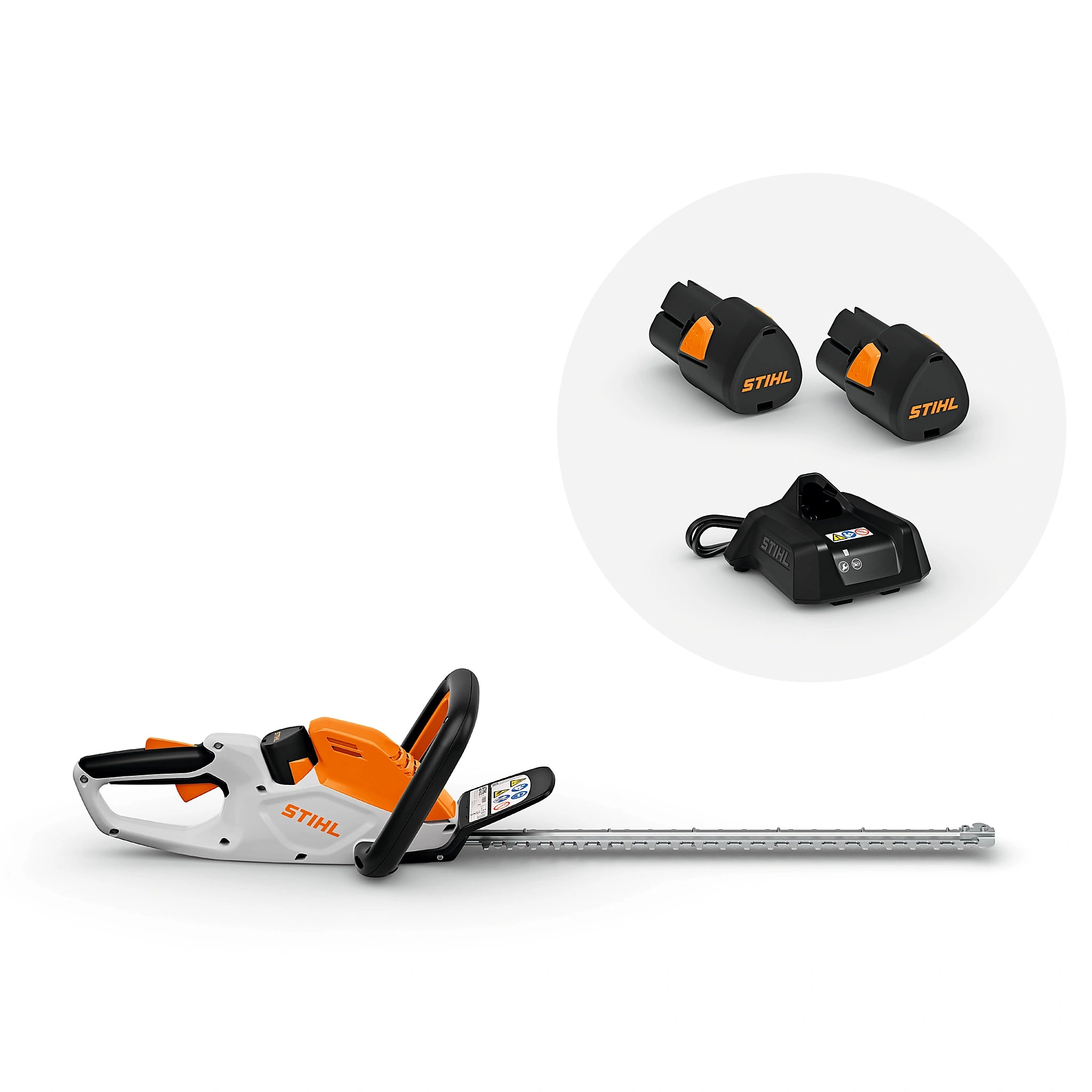Cortasetos STIHL HSA 40, con 2 baterías AS 2 y cargador AL 1