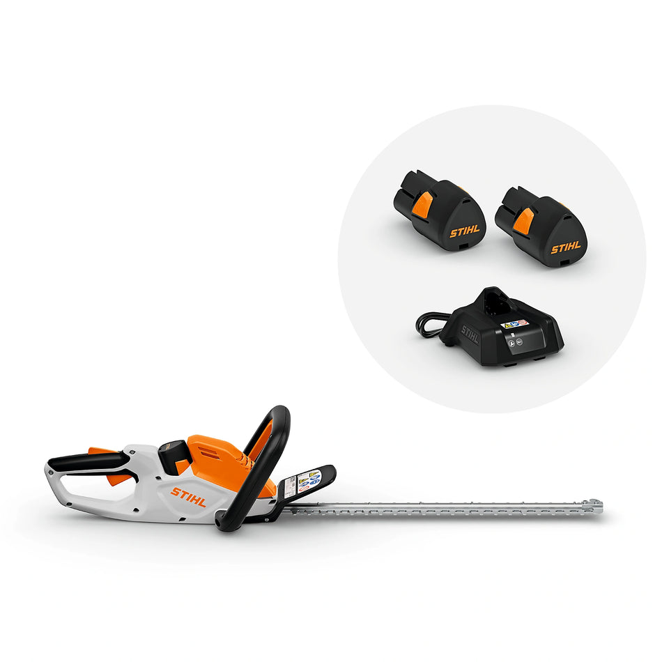 Cortasetos STIHL HSA 40, con 2 baterías AS 2 y cargador AL 1