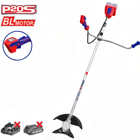 DESBROZADORA BATERIA 40V (20+20) EMTOP - P20S - (NO INCLUYE BATERIA NI CARGADOR)