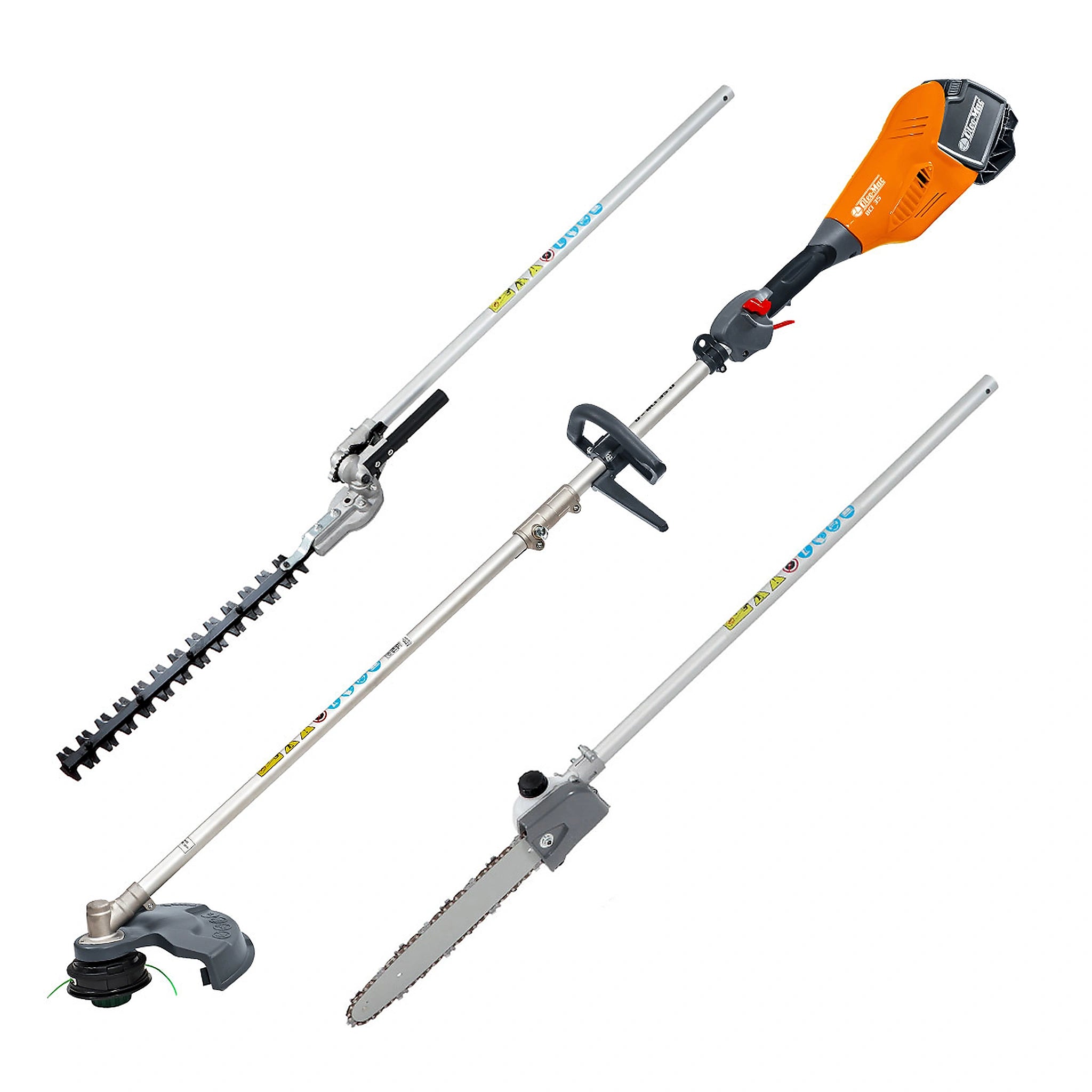 Desbrozadora Oleo-Mac BCi 35 + Kit 3 accesorios + Bi 5,0 + Cargador CRG