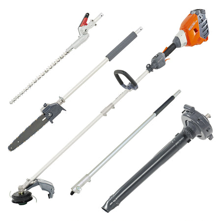 Desbrozadora Oleo-Mac BCi 530 D - Kit con 5 accesorios + Batería Bi 540 + Cargador CRG 520