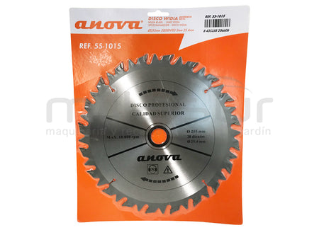 DISCO WIDIA SEMI-PROF.255x3x25,4 (ANTIRREBOTE RECTO)