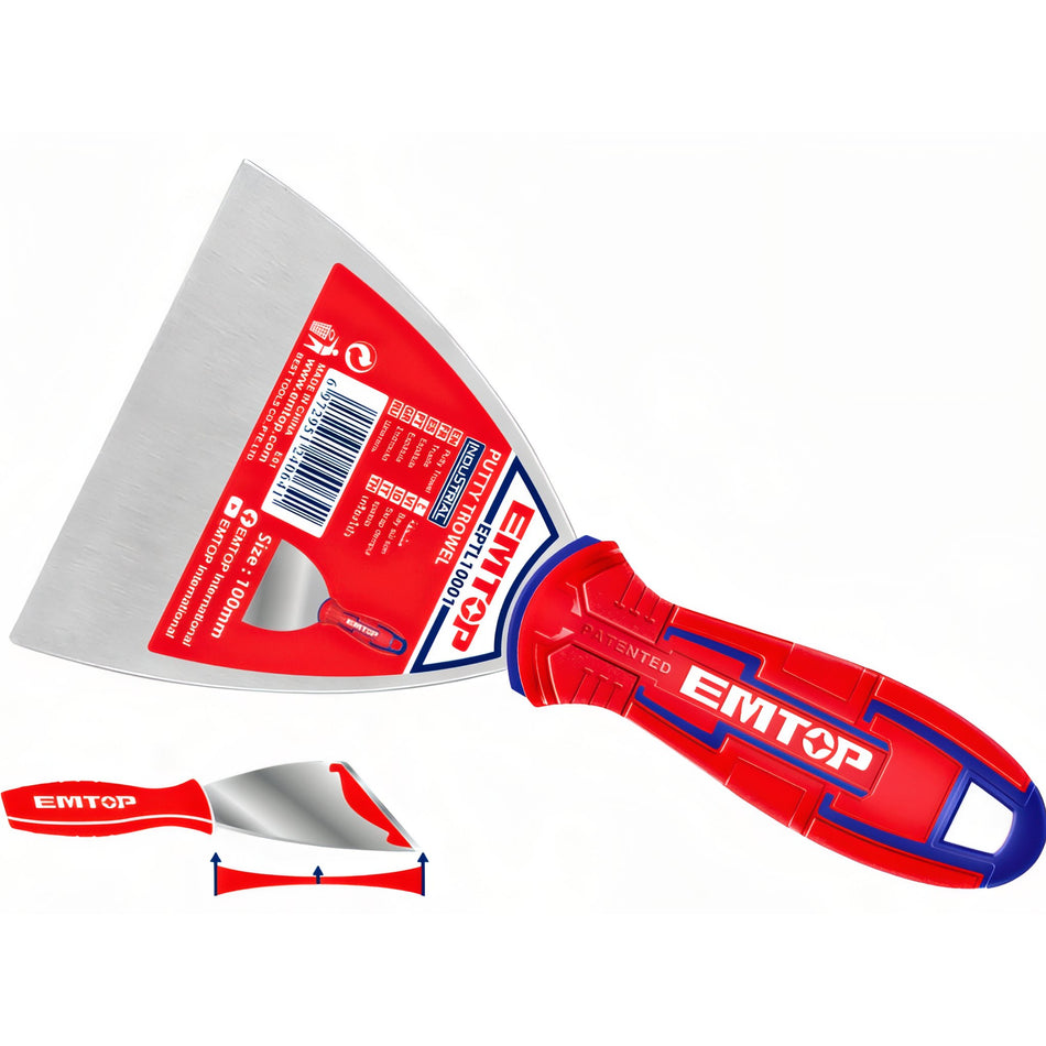 ESPATULA 100mm ACERO INOXIDABLE - EMTOP