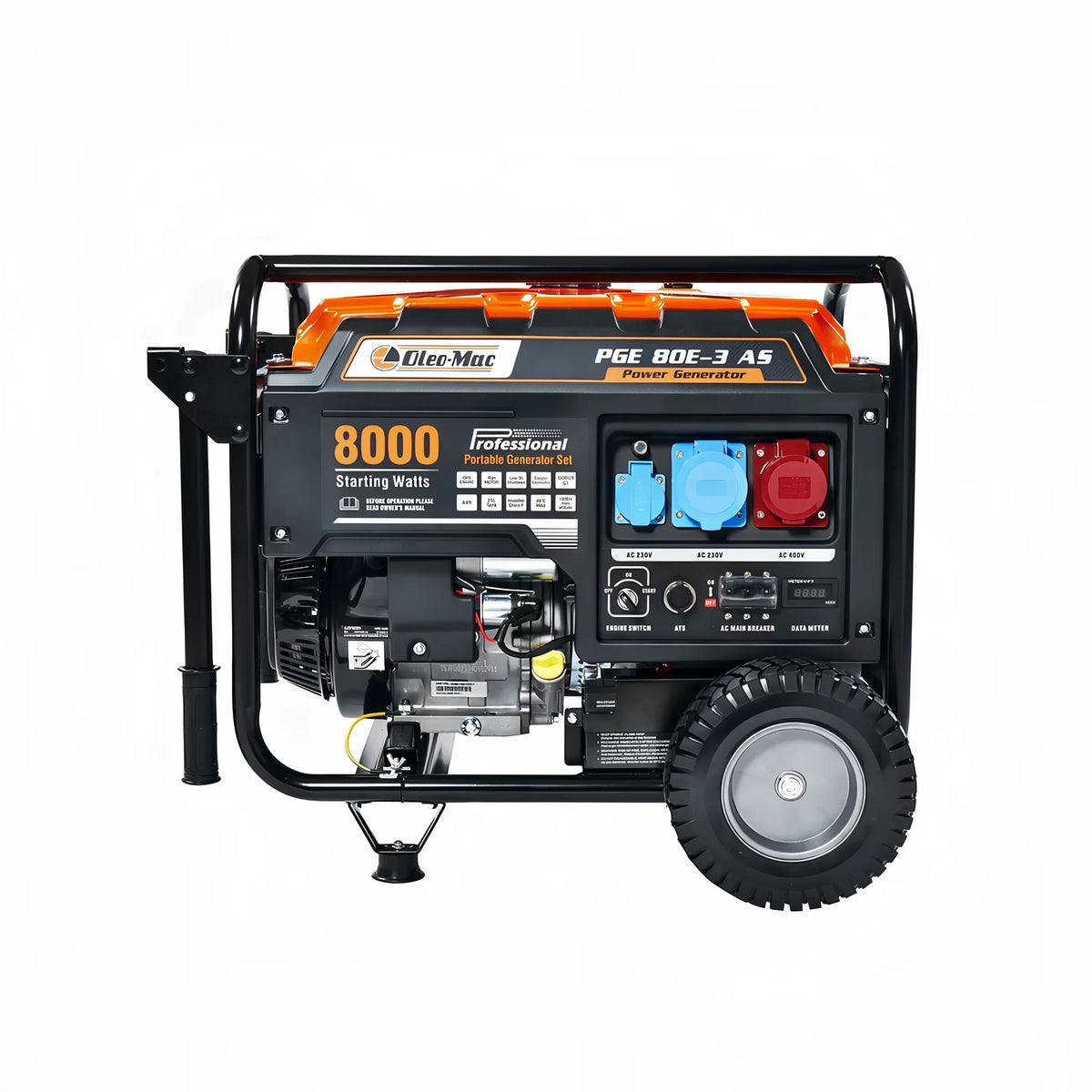 Generador de energía Oleo-Mac PGE 80E-3 DCS