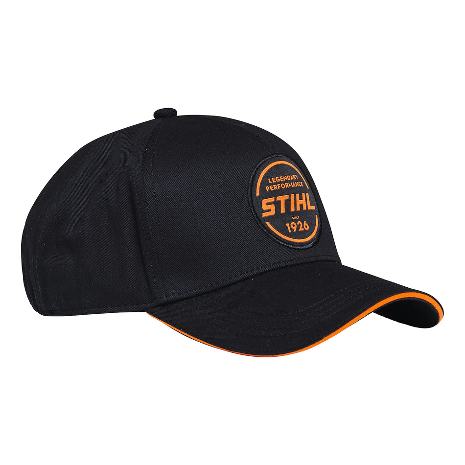 Gorra de béisbol con logotipo circular, UNISEX, negro STIHL