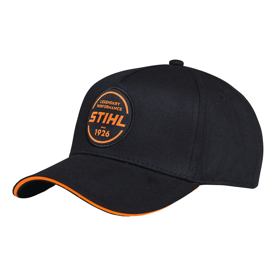 Gorra de béisbol con logotipo circular, UNISEX, negro STIHL