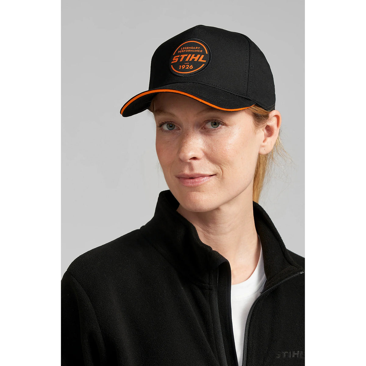 Gorra de béisbol con logotipo circular, UNISEX, negro STIHL