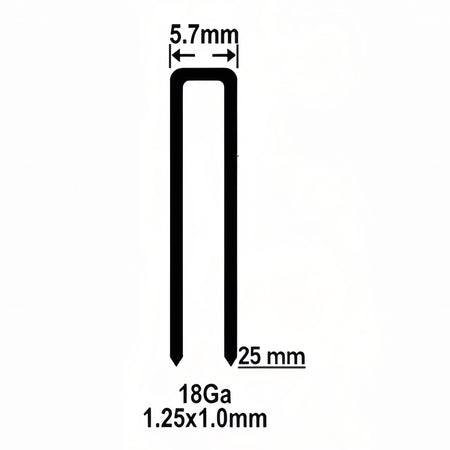 GRAPAS PARA CLAVADORA NEUMATICA 40MM - 2500PCS EMTOP