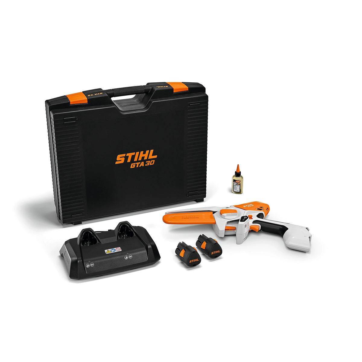 GTA 30, con 2 baterías AS 2 y un cargador AL 5-2 STIHL