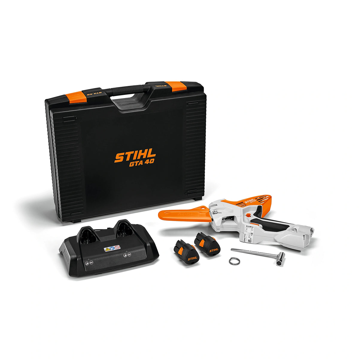 GTA 40 con 2 baterías AS 2 y cargador AL 5-2 STIHL