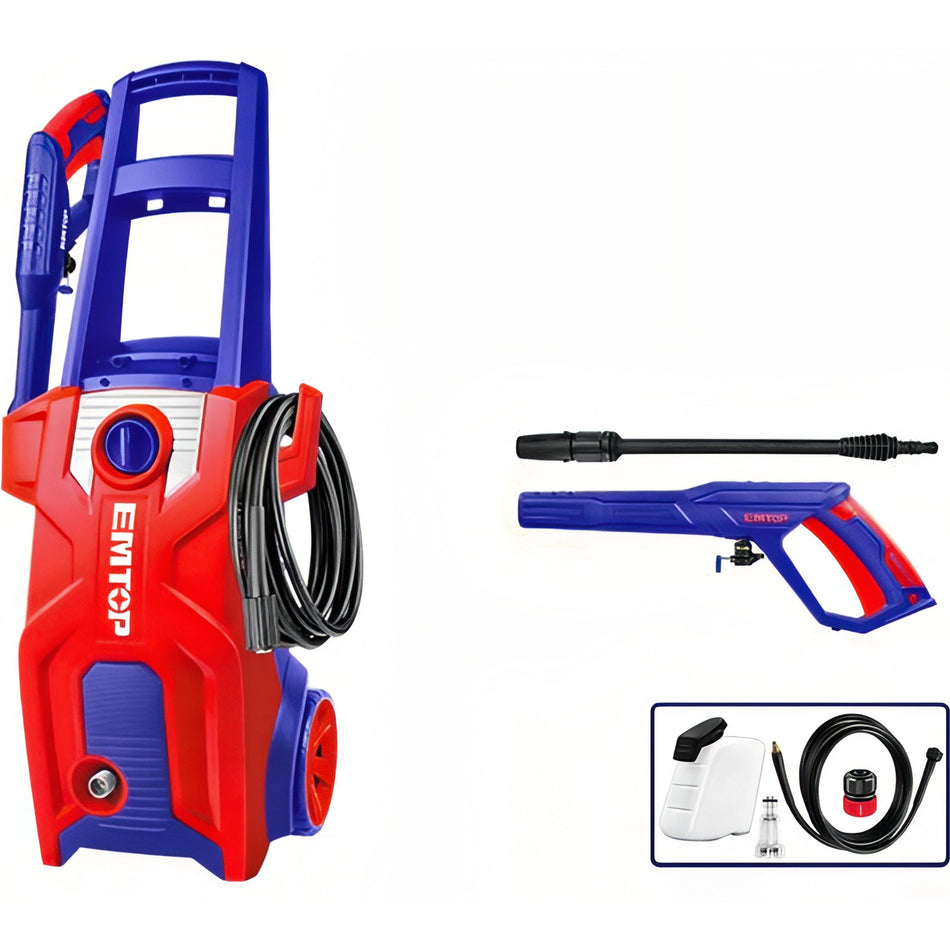 HIDROLIMPIADORA 1800W - 150BAR - 6.0L/min EMTOP