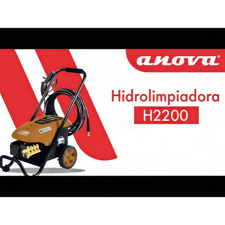 Hidrolimpiadora ANOVA 2200w  90bar 12.8l/min - autoaspirante