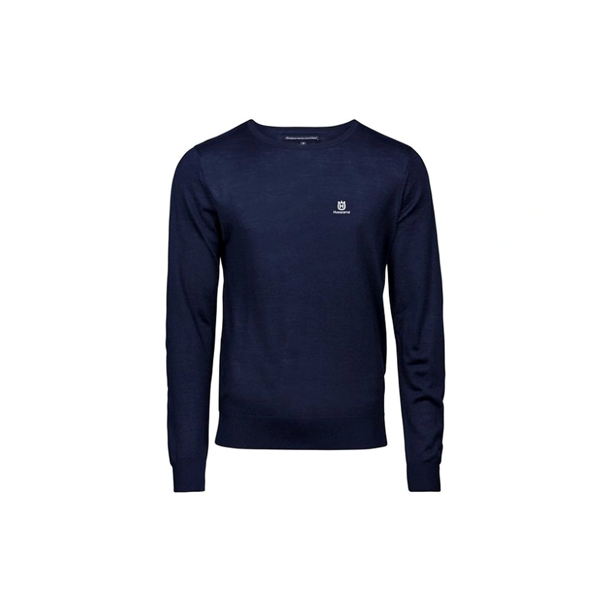 Jersey de punto azul marino para hombre