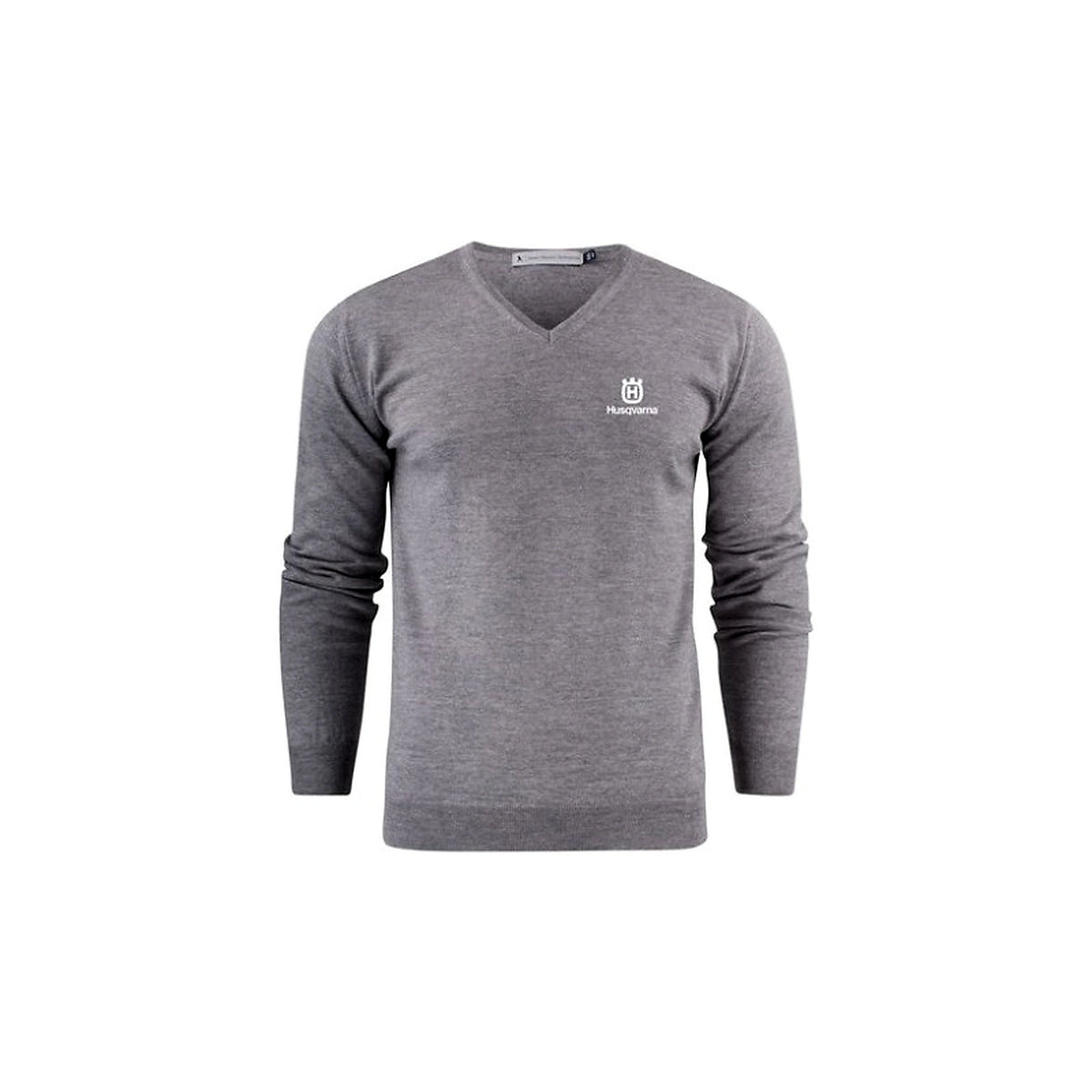 Jersey gris de lana para hombre