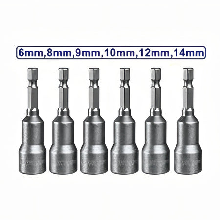 JUEGO CUBOS MAGNETICOS 1/4" 65mm - 6 PCS EMTOP