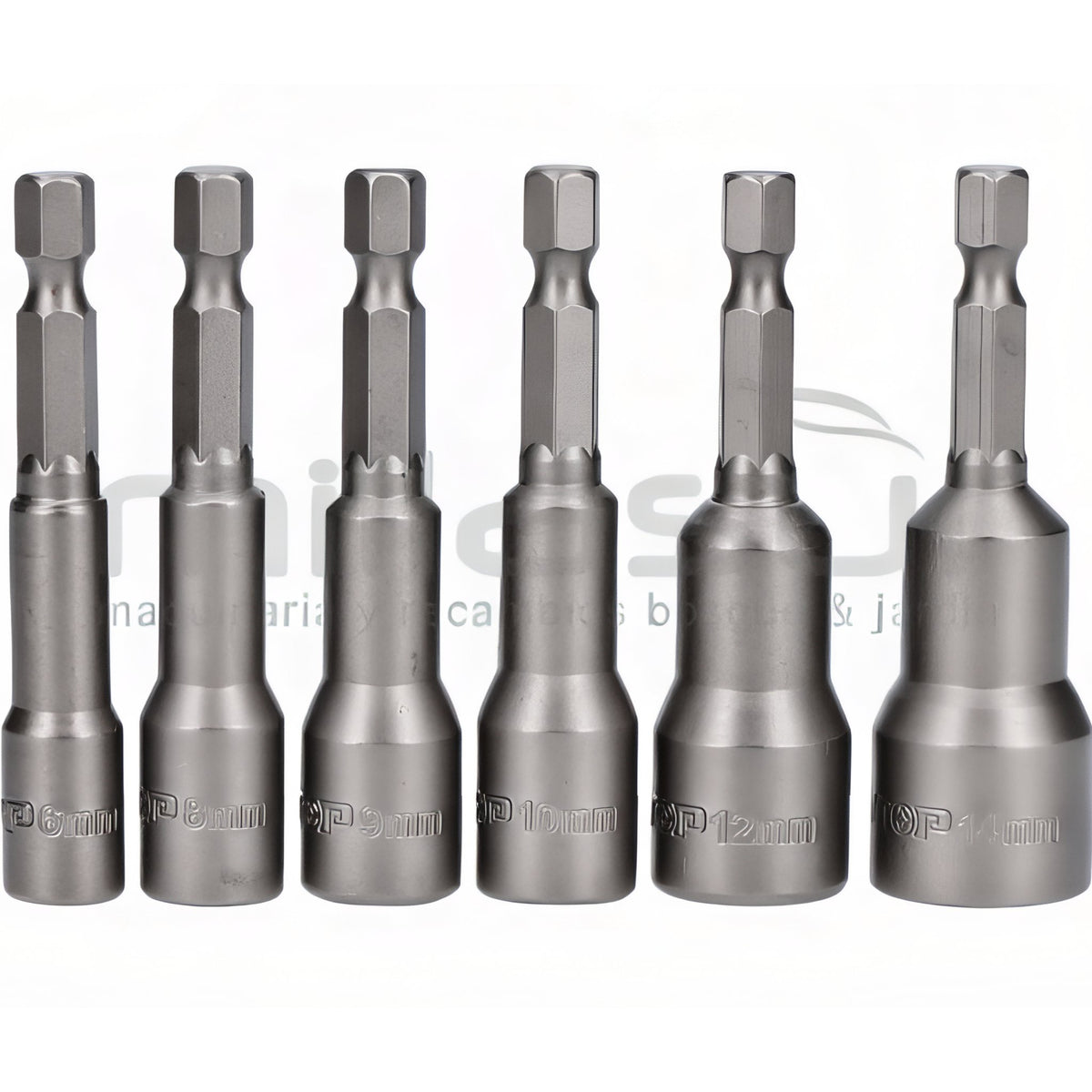 JUEGO CUBOS MAGNETICOS 1/4" 65mm - 6 PCS EMTOP