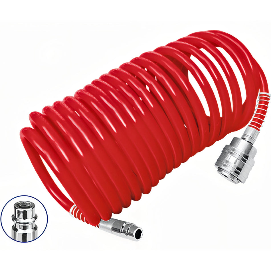 MANGUERA 10M 5-8MM CON CONECTORES EMTOP PARA COMPRESOR