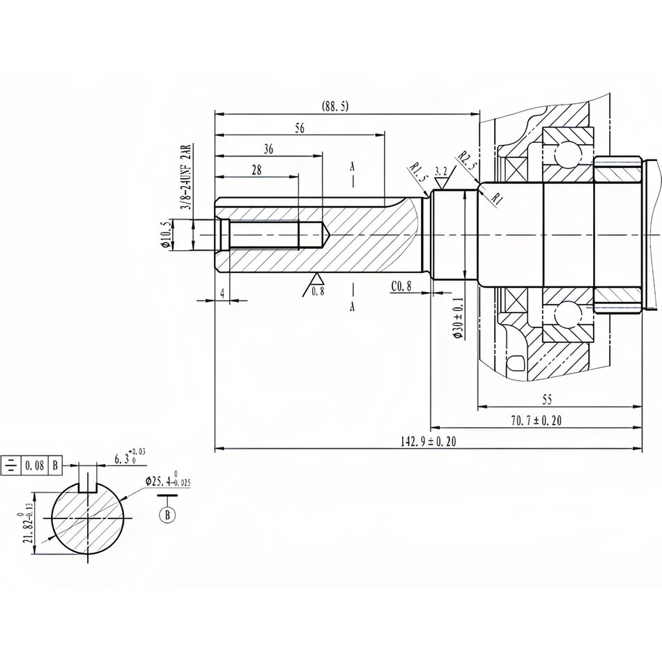 Motor 4t gasolina - 13 hp - ANOVA
