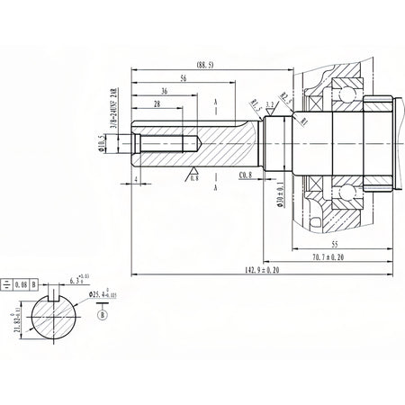 Motor 4t gasolina - 16 hp - ANOVA