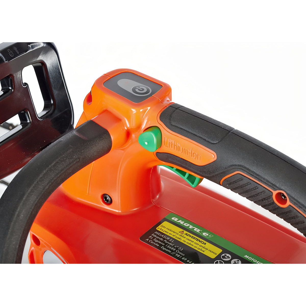 Motosierra bateria ANOVA e-plus 58v 10" (incluye arnes cintura)
