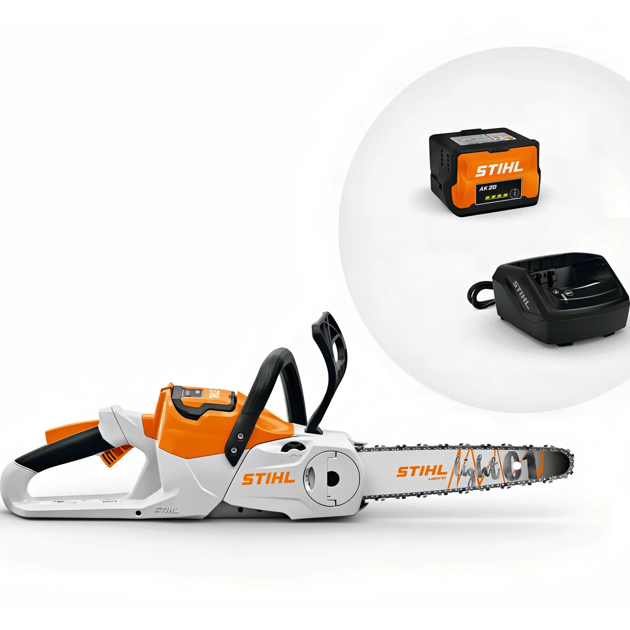 Motosierra STIHL MSA 60 C-B con batería AK 20 y cargador AL 101