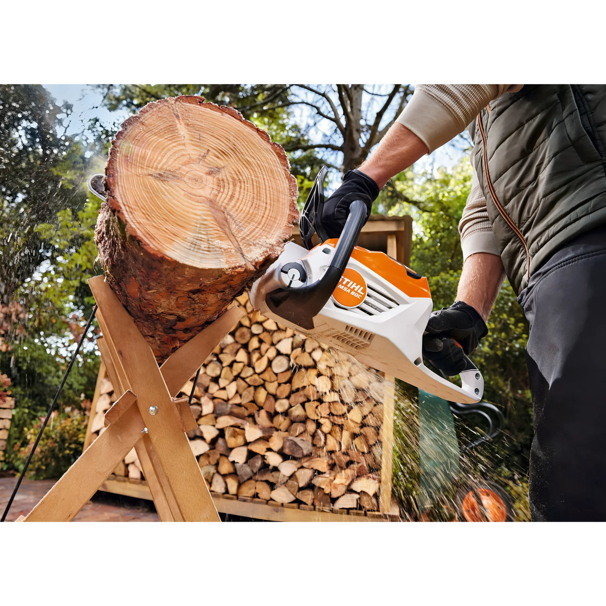 Motosierra STIHL MSA 80 C, con batería AK 30 S y cargador AL 101