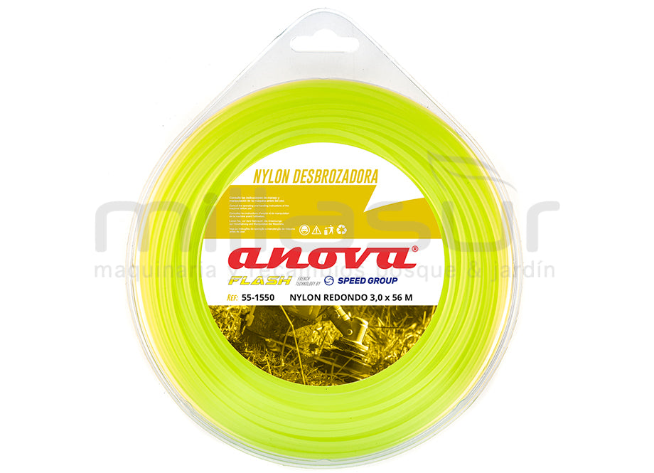 NYLON REDONDO ANOVA FLASH BLISTER 3 x 56