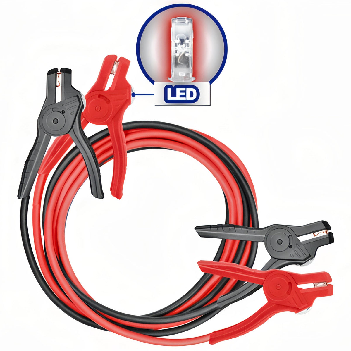 PINZAS BATERIA 600AMP CON INDICADOR LED - 3M - EMTOP