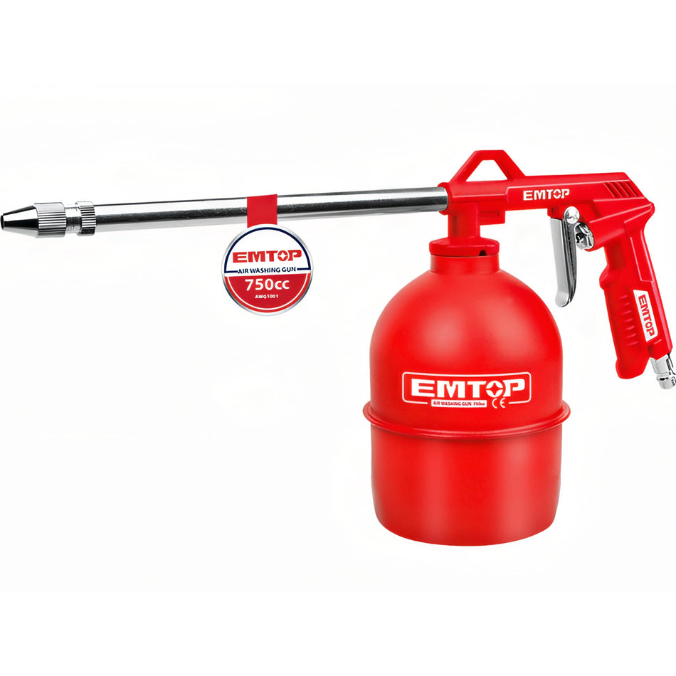 PISTOLA PETROLEADO EMTOP 0.75L 215MM PARA COMPRESOR