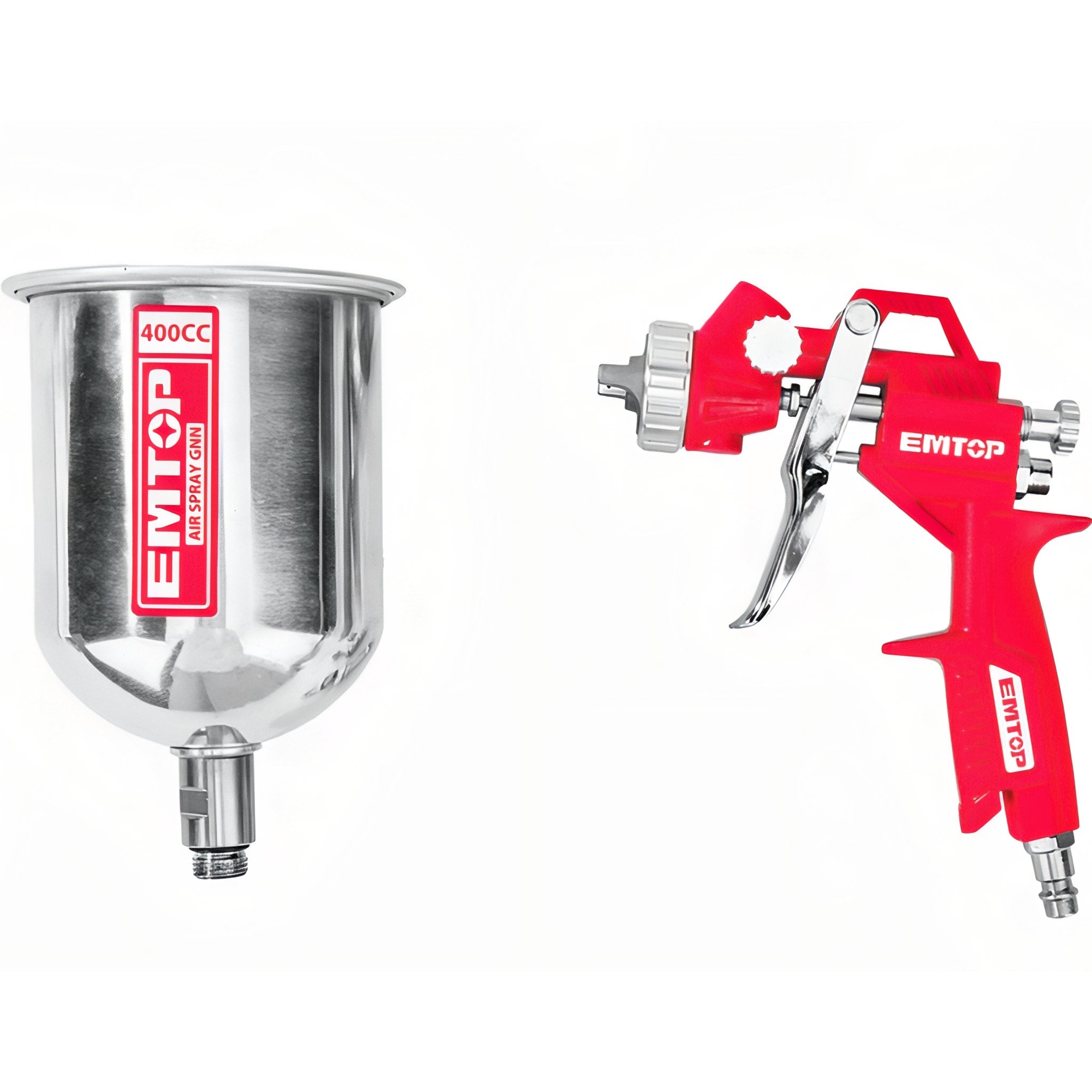 PISTOLA SPRAY 1.5MM EMTOP - 400cc - 3-4 BAR - PARA COMPRESOR