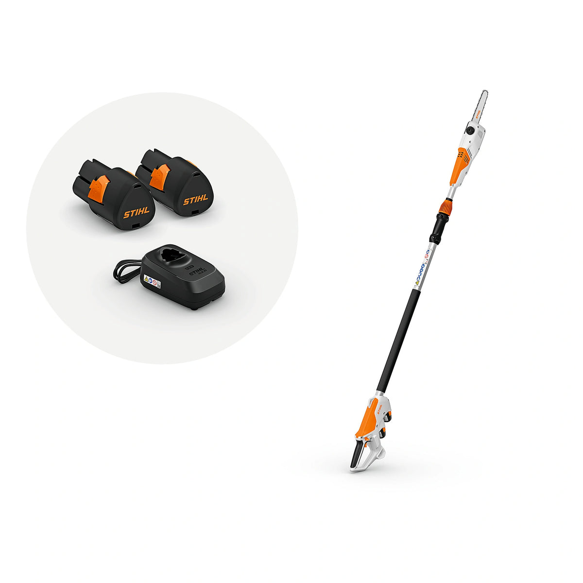 Podadora de Altura STIHL HTA 30, con 2 baterías AS 2 y cargador ALS 31