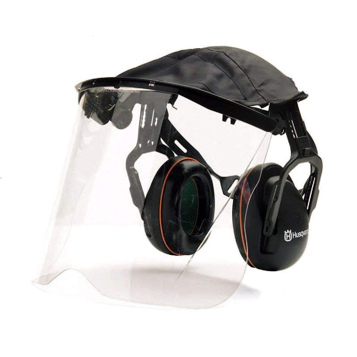 Protector auricular con plexivisor