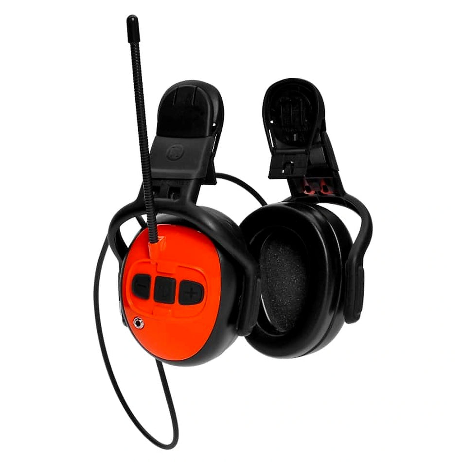 Protector auricular con radio FM