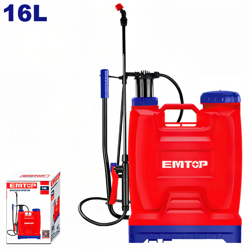 PULVERIZADOR MOCHILA 16L EMTOP