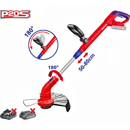 RECORTABORDES BATERIA 20V EMTOP - P20S (NO INCLUYE BATERIA NI CARGADOR)
